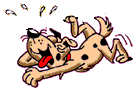Gif animé rire chien